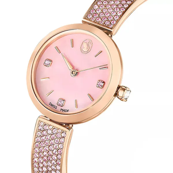 Đồng Hồ Nữ Swarovski Illumina Pink Tone Watch 27mm 5678756 Màu Hồng