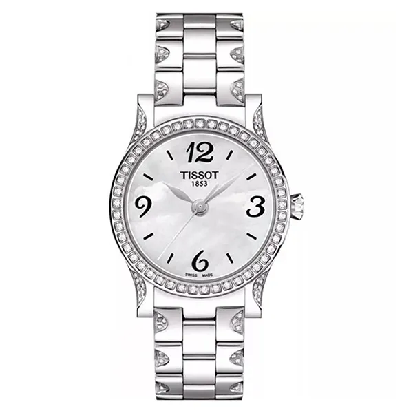 Đồng Hồ Nữ Tissot Stylis T Diamond Watch 28mm T028.210.11.117.00 Màu Bạc