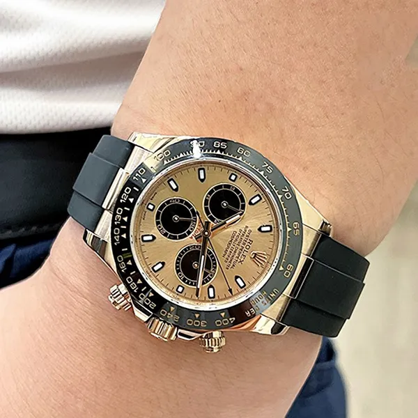 Đồng Hồ Rolex Cosmograph Daytona Everose Gold 116515LN-0018 Màu Đen/Vàng Hồng