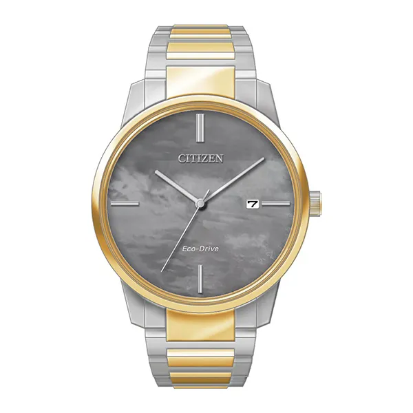 Đồng Hồ Unisex Citizen Eco Drive BM7524 87Y Màu Vàng Bạc