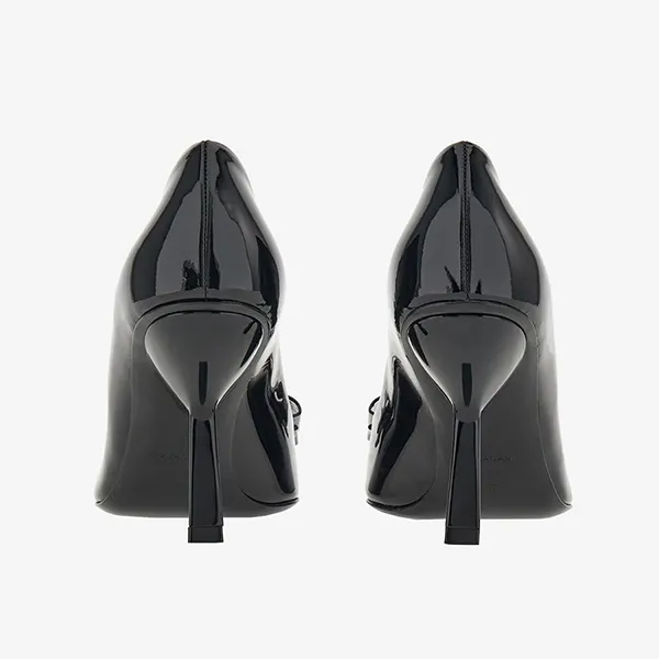 Giày Cao Gót Nữ Salvatore Ferragamo Anz 85 Patent Leather Pumps Màu Đen Size 5.5
