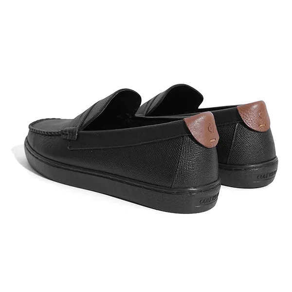 Giày Lười Nam Cole Haan Breathable Driver Driving Style Loafer Premium Genuine Leather - Black C28238 Màu Đen Size 40