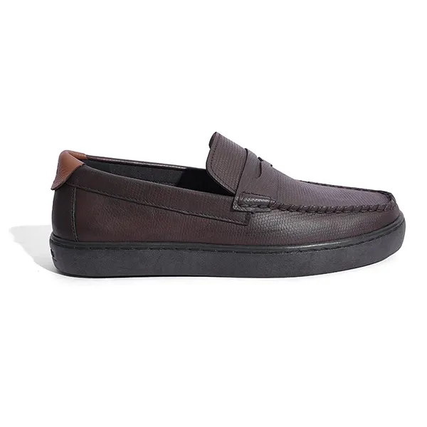 Giày Lười Nam Cole Haan Breathable Driver Driving Style Loafer Premium Genuine Leather - Dark Brown C28238 Màu Nâu Đậm Size 39