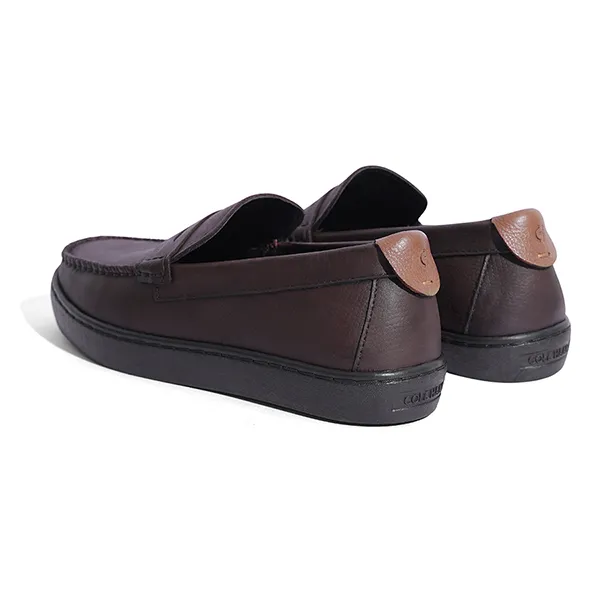 Giày Lười Nam Cole Haan Breathable Driver Driving Style Loafer Premium Genuine Leather - Dark Brown C28238 Màu Nâu Đậm Size 39