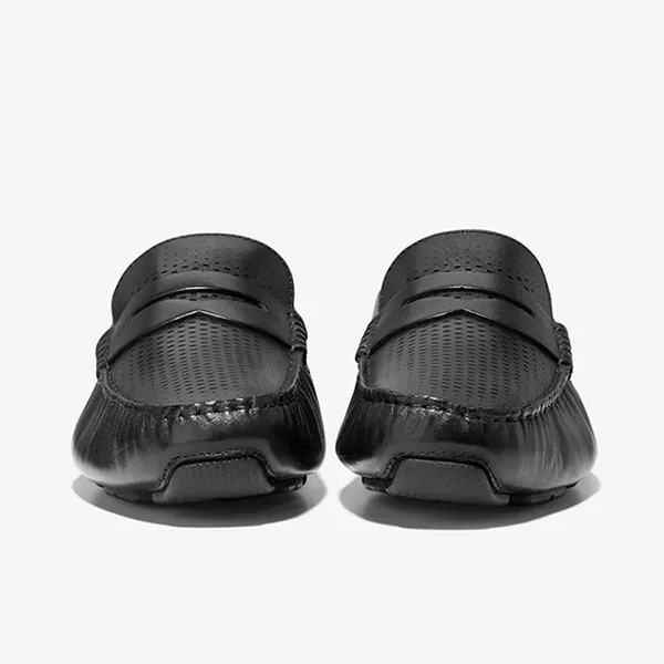 Giày Lười Nam Cole Haan Grand Laser Penny Driver Màu Đen Size 40