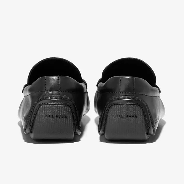 Giày Lười Nam Cole Haan Grand Laser Penny Driver Màu Đen Size 40