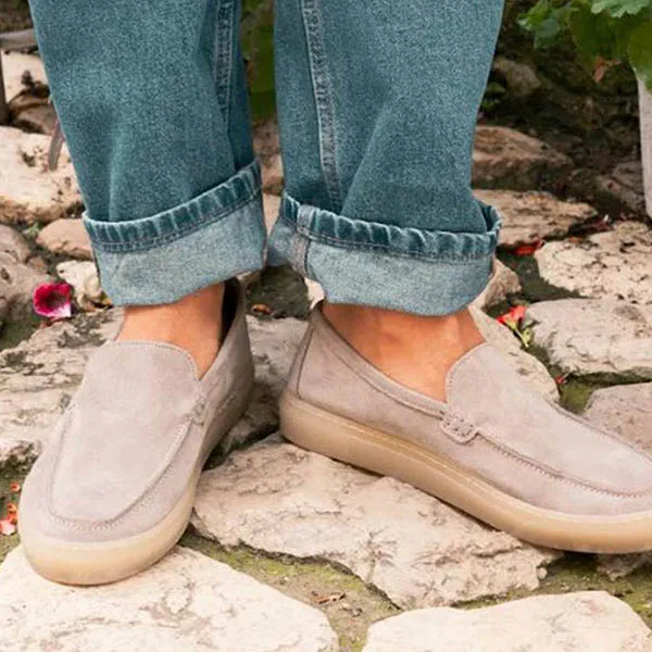 Giày Lười Nam Duca Di Morrone Taupe LORIS_CAM_TAUPE Màu Nâu Be Size 43