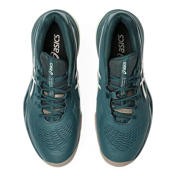 Giày Pickleball Nam Asics Gel-Resolution X Wide 1041A487-300 Màu Xanh Ngọc Size 42