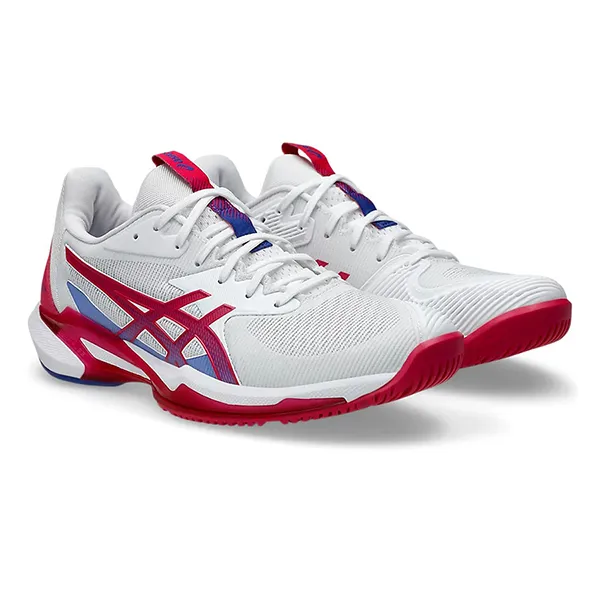 Giày Pickleball/Tennis Nữ Asics Solution Speed FF 3 1042A250-103 Màu Trắng - Hồng Size 36