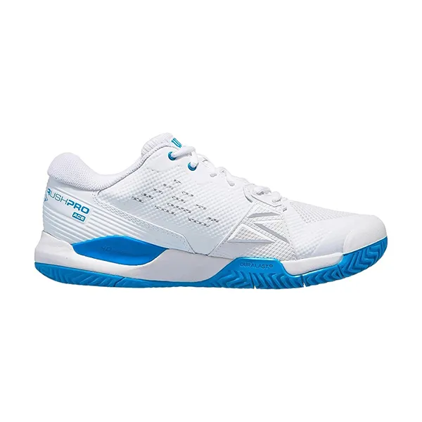 Giày Pickleball/Tennis Nam Wilson Rush Pro Ace Oz Màu Trắng Xanh Size 40.5