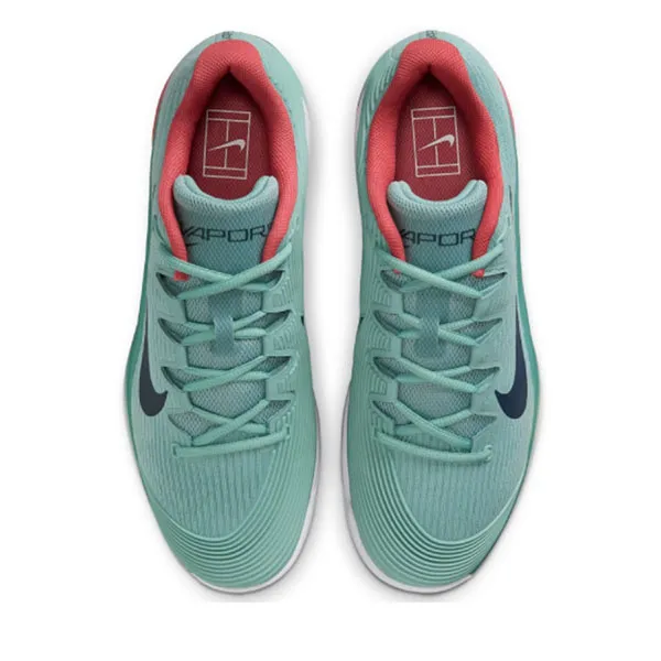 Giày Pickleball/Tennis Nike Vapor 12 HC Cannon Armory Navy FV5552-004 Màu Xanh Đỏ Size 41