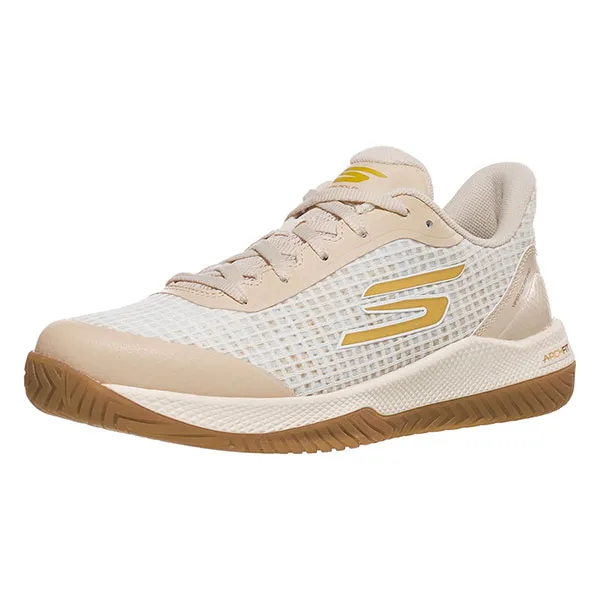 Giày Pickleball/Tennis Skechers Viper Court Pro Off White Wom's Pickle Shoes 172069 OFWT Màu Trắng Size 37