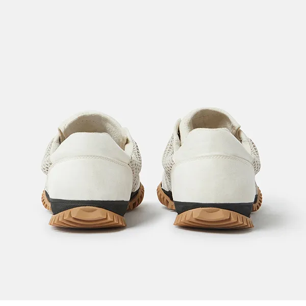 Giày Sneakers Nữ Stella McCartney S-Wave Sport Mesh Panelled Màu Trắng Be Size 35