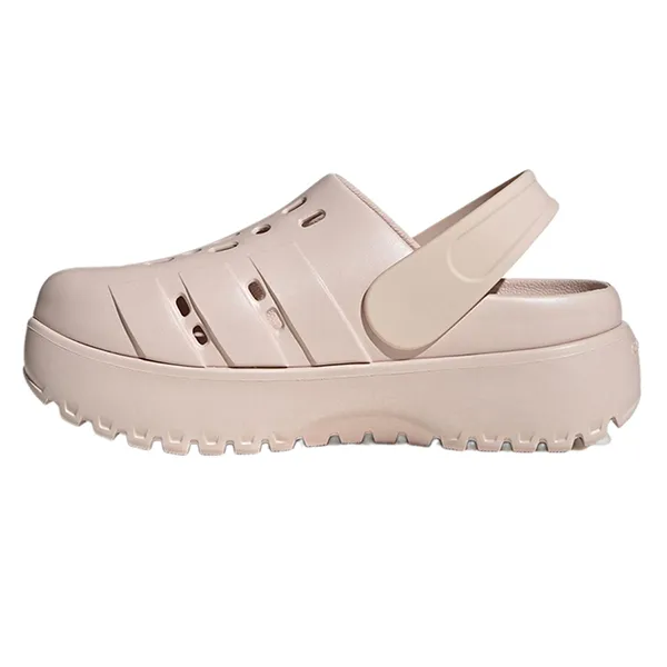 Giày Sục Adidas Adilette Clog Platform JP9575 Màu Hồng Be Size 39