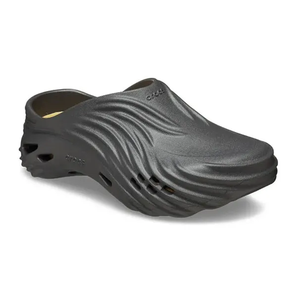 Giày Sục Crocs Echo Wave Clog - Black Màu Đen Size 41