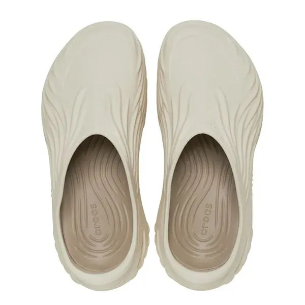 Giày Sục Nam Crocs Echo Wave Clog Màu Be Kem Size 40
