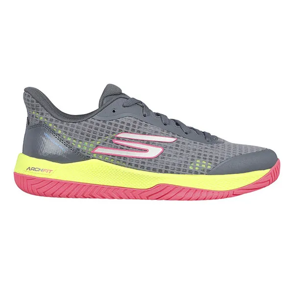 Giày Tennis/Pickleball Skechers Viper Court Pro 172069 GYPK Màu Xám Hồng Size 35