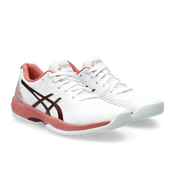 Giày Tennis/Pickleball Asics Wmns Solution Swift FF White Antique Red Phối Màu Size 36