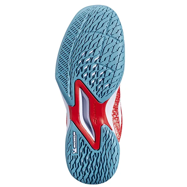 Giày Tennis/Pickleball Babolat Junior Jet Mach 3 All Court Tennis 25A883-5061 Màu Đỏ Size 36