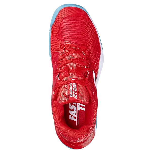 Giày Tennis/Pickleball Babolat Junior Jet Mach 3 All Court Tennis 25A883-5061 Màu Đỏ Size 36