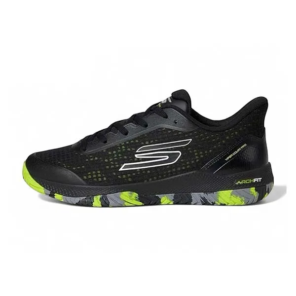 Giày Tennis/Pickleball Nam Skechers Go Black Green 246069C-BLK Màu Đen Size 40