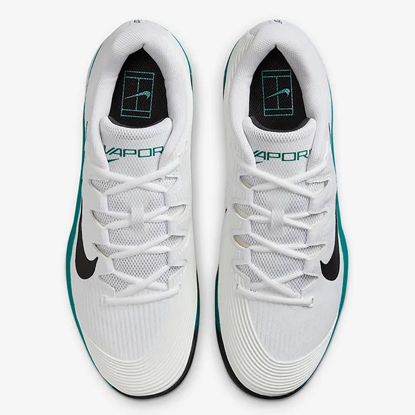 Giày Tennis/Pickleball Nike Vapor 12 HC FV5552-104 Màu Trắng Xanh Size 42