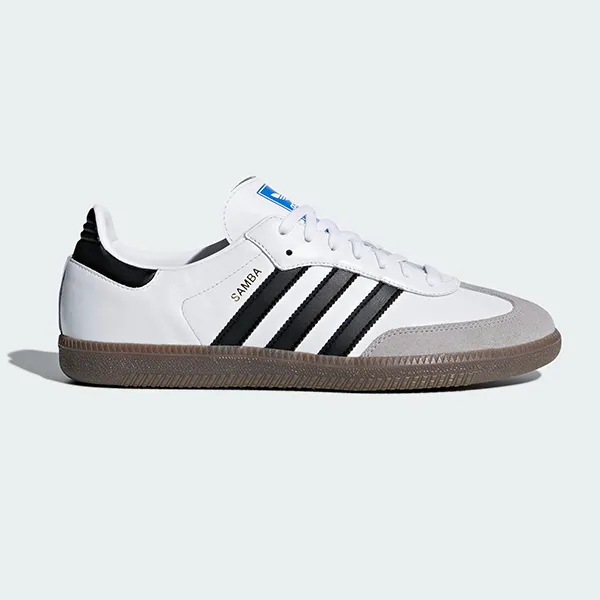 Giày Thể Thao Adidas Samba OG White Black Gum Shoes B75806 Trắng - Đen Size 36