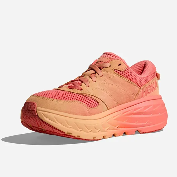 Giày Thể Thao Hoka Bondi L BP 2 Running Shoes 1165690-CPLC Màu Cam/Hồng Size 6 US