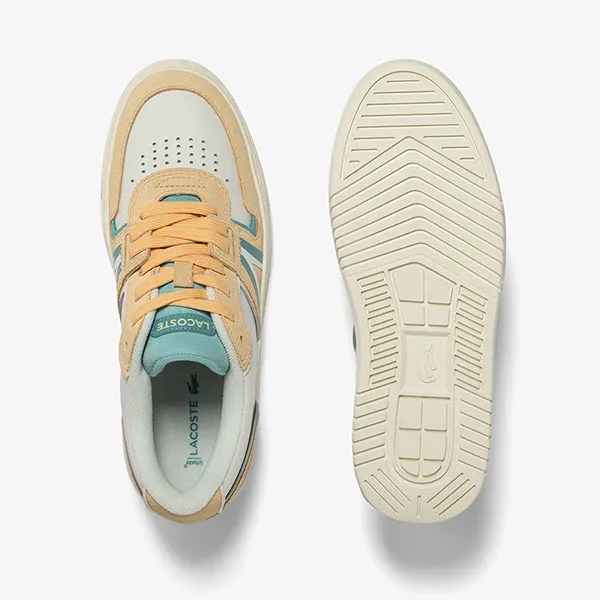 Giày Thể Thao Lacoste L001 Leather Colorblock Sneakers 45SFA0088 Y21 Màu Trắng/Be Size 3