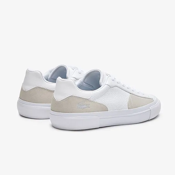 Giày Thể Thao Lacoste L006 Leather Sneakers 44SMA0021 21G Màu Trắng Size 3.5