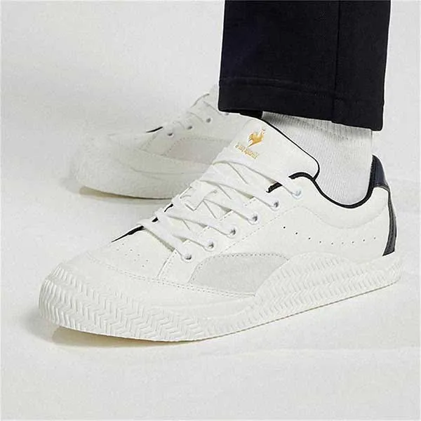 Giày Thể Thao Le Coq Sportit Low Top Skateboard Shoes Màu Trắng - Đen Size 39