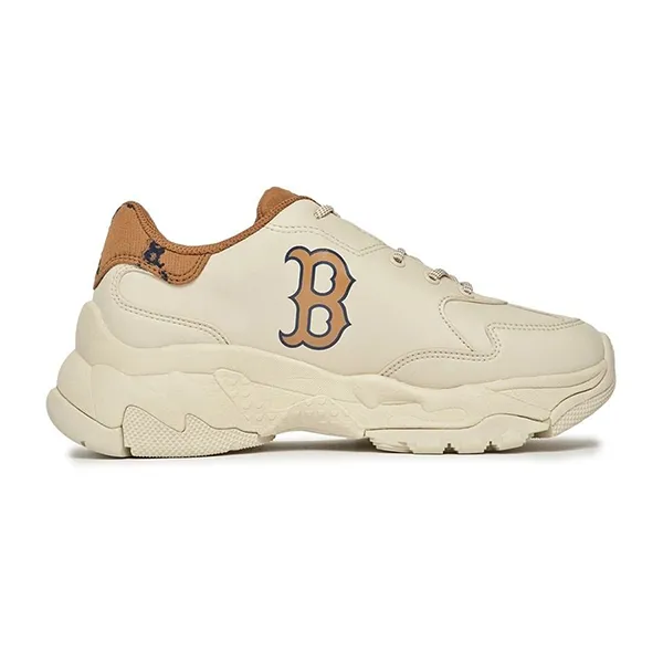 Giày Thể Thao MLB BigBall Chunky Diamond Monogram Boston Red Sox D.Beige 3ASHCDM2N-43BGD Màu Be Size 36.5
