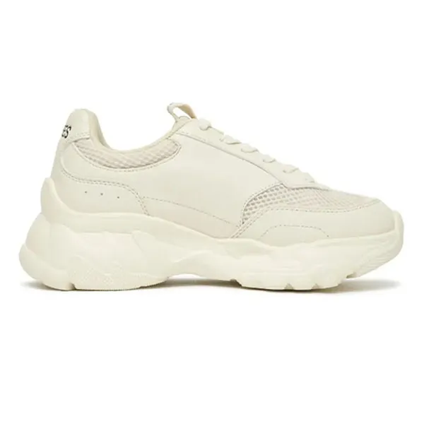 Giày Thể Thao MLB Bigball Chunky Mesh New York Yankees Cream 3ASHCE12N-50CRS Màu Kem Size 36.5