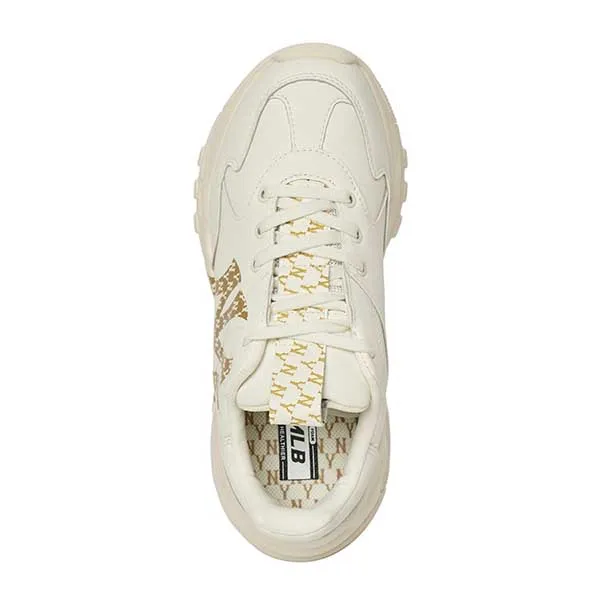 Giày Thể Thao MLB Bigball Chunky Monogram LT New York Yankees 3ASHCM01N-50IVS Màu Trắng Size 36.5