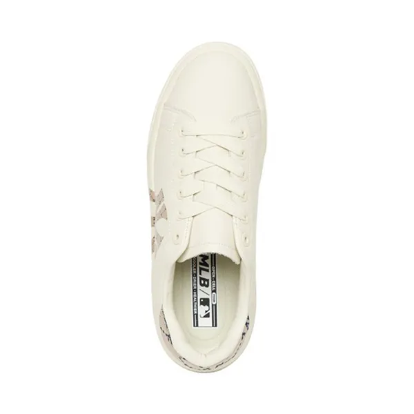 Giày Thể Thao MLB Chunky Classic Heel Dia Monogram NY Yankees 3ASXAM82N-50BGS Màu Trắng Size 36.5