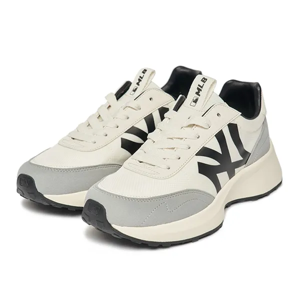 Giày Thể Thao MLB Chunky Jogger New York Yankees 3ASXX112N-50WHS Màu Trắng