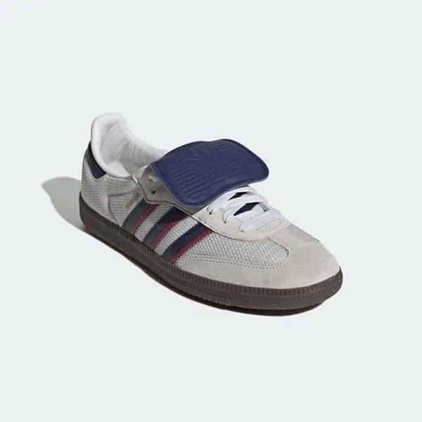 Giày Thể Thao Nam Adidas Samba OG Crystal White Blue IE9169 Màu Xám Xanh Size 36