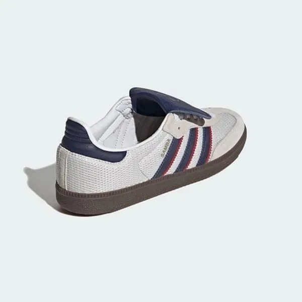 Giày Thể Thao Nam Adidas Samba OG Crystal White Blue IE9169 Màu Xám Xanh Size 36