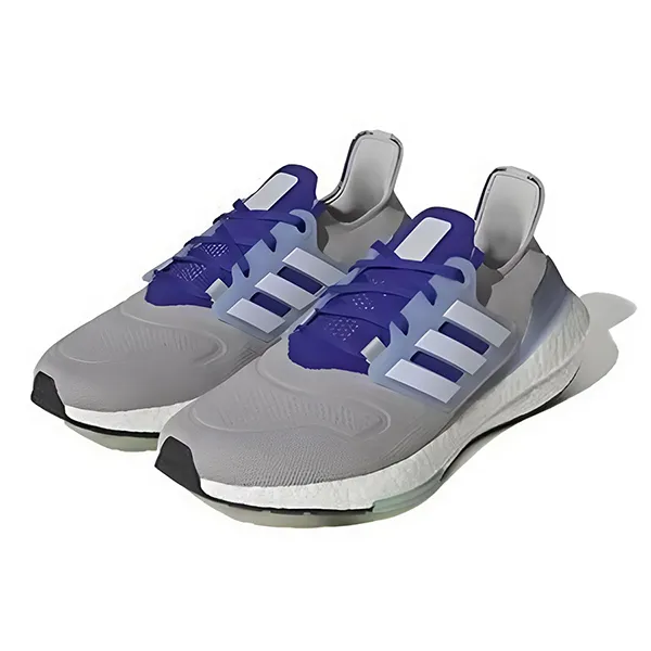 Giày Thể Thao Adidas Ultra Boost 22 Grey White Lucid Blue HP9189 Màu Xám Size 42.5