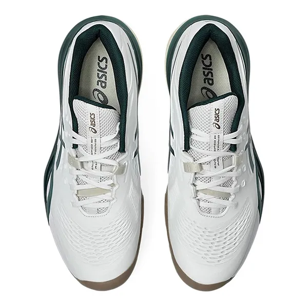 Giày Thể Thao Nam Asics Gel-Resolution X White Saxon Green 1041A481-111 Màu Trắng Size 43.5