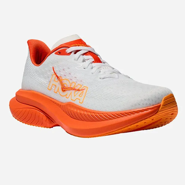 Giày Thể Thao Nam Hoka Mach 6 Running Shoes - Orange 1147790-FLV Màu Cam Size 12 US