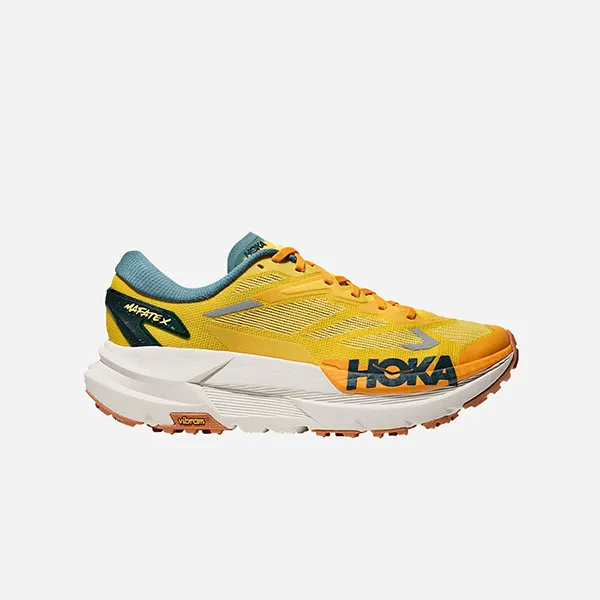 Giày Thể Thao Nam Hoka Mafate X Running Shoes Yellow Running 1161990-ZTM Màu Vàng Xanh Size 7.5 US