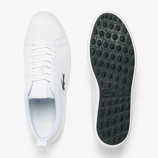 Giày Thể Thao Nam Lacoste G Elite Trainers In White RZ0027M54G 1R5 Màu Trắng Size 39.5
