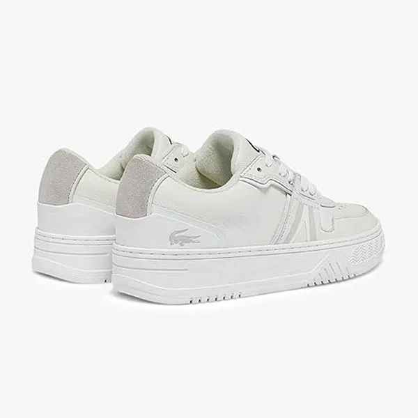 Giày Thể Thao Nam Lacoste L001 Leather Trainers White/Off White Màu Trắng Size 39.5