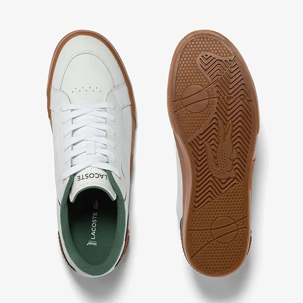 Giày Thể Thao Nam Lacoste L004 Men's White Sneakers Màu Trắng Size 41