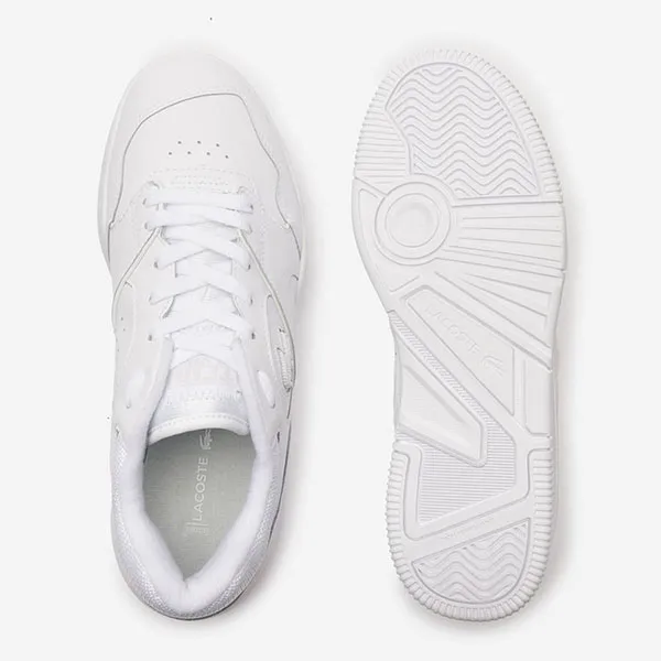 Giày Thể Thao Nam Lacoste Men's Lineshot Premium Sneakers 46SMA0110 21G Màu Trắng Size 6