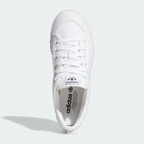 Giày Thể Thao Nữ Adidas Wmns Nizza Platform Triple White FV5322 Màu Trắng Size 36.5