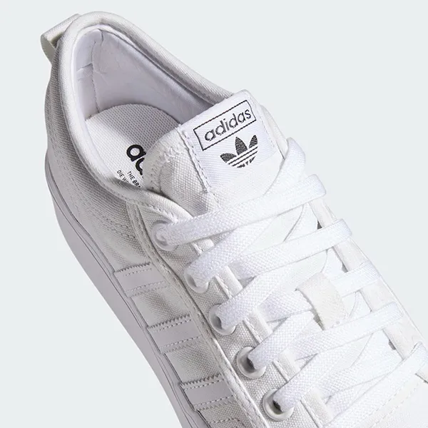 Giày Thể Thao Nữ Adidas Wmns Nizza Platform Triple White FV5322 Màu Trắng Size 36.5