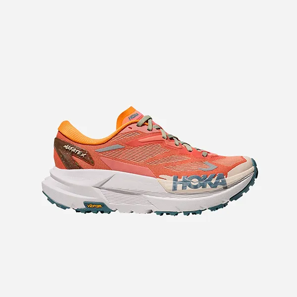 Giày Thể Thao Nữ Hoka Mafate X Running Shoes Orange Running SKU 1162010-FPR Màu Cam Size 7 US