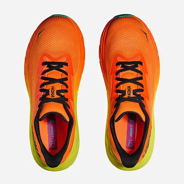 Giày Thể Thao Nữ Hoka Arahi 7 Running Shoes Orange 1147851-EGR Màu Cam Size 7 US